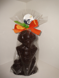 Zwarte piet  met pakjes 25 cm effen