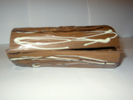 Opgevulde boomstronk met pralines