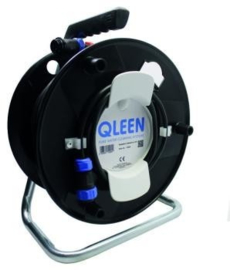 ROTAQLEEN kabelhaspel met connectors & 50mtr. kabel (24v)