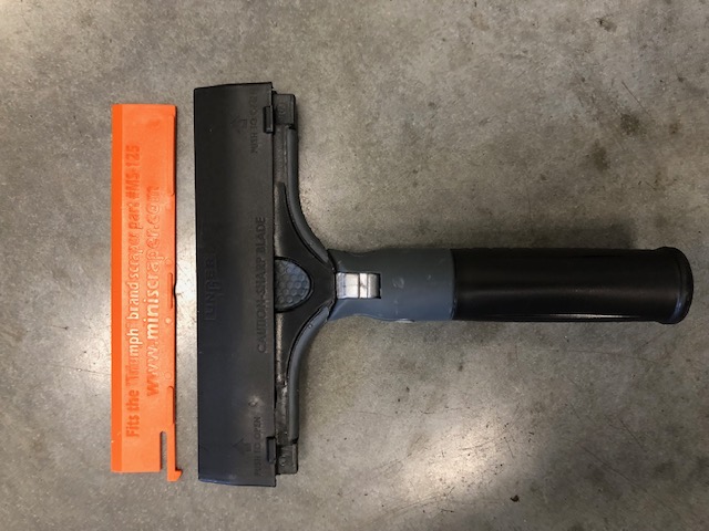Zonnepaneel PVC schraper / 6 stuks