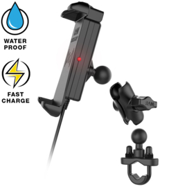 RAM Quick-Grip waterproof draadloze telefoonoplader stangbeugel (RAM-B-149Z-A-UN14W)