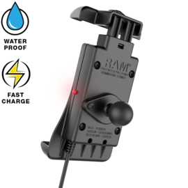 RAM Quick-Grip waterproof draadloze telefoonoplader Tough-Claw (RAM-B-400-A-UN14W)