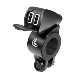 Combinatie: RAM X-grip draadloze oplader + Lampa USB Fix Trek