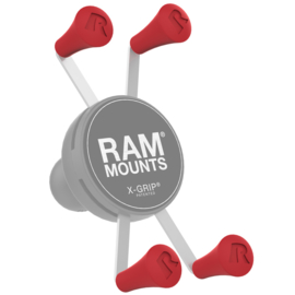 RAM Mount rote Gummikappen für Universal X-Grip 