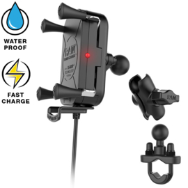 RAM Tough-Charge wasserdichtes und drahtloses Handy-Ladegerät mit Stabhalterung