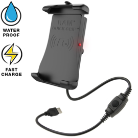 RAM Quick-Grip waterproof draadloze telefoonoplader RAM-HOL-UN14WB