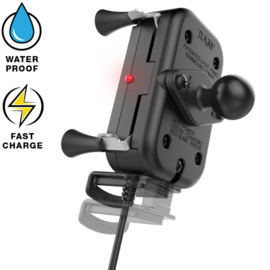 RAM Tough-Charge waterproof draadloze telefoonoplader stangbeugel (RAM-B-149Z-A-UN12W)