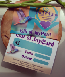 Gift of JoyCard € 25,-