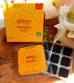 Aromafume wierookblokjes ( 3e chakra ) Manipura Solar Plexus Chakra Purpose