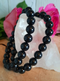 Zwarte Toermalijn armband (10mm)