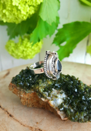 Poison / Secret Locket ring Onyx (maat 6)
