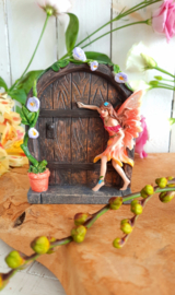 Elfendeurtje oranje/roze