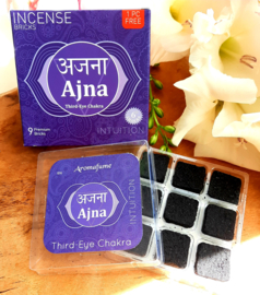 aromafume wierookblokjes ( 6e chakra ) Ajna Third-eye  Intuition