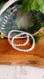 Rozenkwarts armband (facet geslepen)