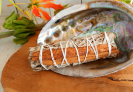 Witte Salie smudge met Kaneel