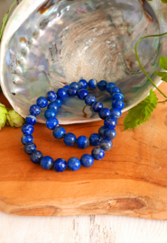 Lapis Lazuli (kogel) armband