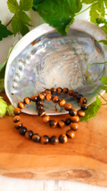 Tijgeroog (kogel)armband 10mm