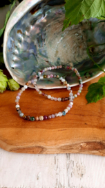 Toermalijn mix (kogel)armband