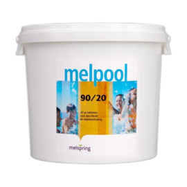 Melpool chloortabletten 90-20 emmer, 5kg