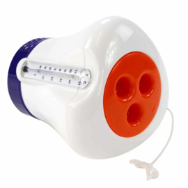 Chloordrijver zwembad met thermometer