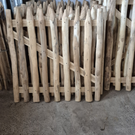 Portail en robinier (acacia) 100 cm – durable avec quincaillerie incluse