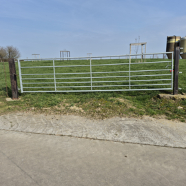 Porte de Prairie Métallique 7 Tubes - Longueur  1.52 m