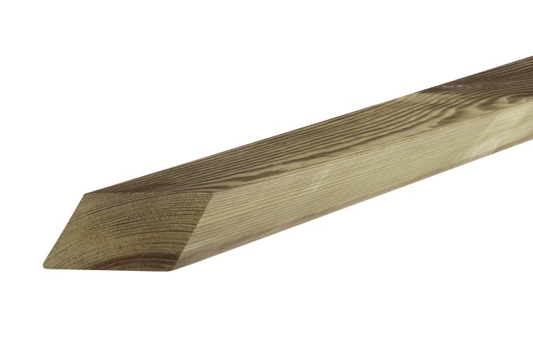 Paardenafsluiting paal 235 cm – 70 × 150 mm (geïmpregneerd)