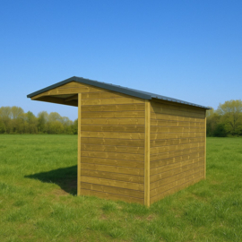 Schuilstal Paarden/schapen 4M x 3M
