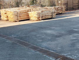 Acaciahouten Palen Ø 8/10cm – 160 cm | Duurzaam & Ecologisch