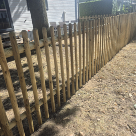 Clôture de jardin Castilla en bois – 180 × 100 cm – pin imprégné classe III