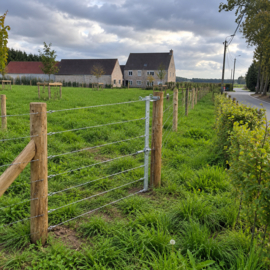 Draadpoort hoogte 120 cm – zwaar verzinkt met hefboomsysteem