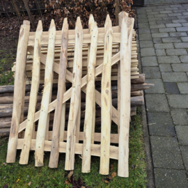 Acacia Poort 100x100 cm – Duurzaamheid met een Natuurlijke Uitstraling (Latafstand 4-5 cm)