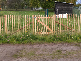 Kastanjehekwerk Compleet Pakket - 10 Meter (Hoogte 1m)