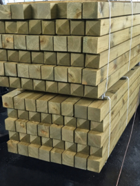 Traverse en bois 3,00 m × 34 × 120 mm – pour clôture chevaux à 2 traverses