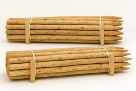 Acaciahouten Palen Ø 6/8 cm – 160 cm | Duurzaam & Ecologisch