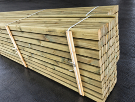 Poteau intermédiaire en bois carré – 120 × 120 mm × 2,00 m – pour 2 traverses