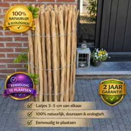 Hazelaar hekwerk op rol 100 cm – 5 m