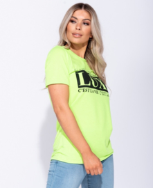 Neon T-shirt "Luxe"