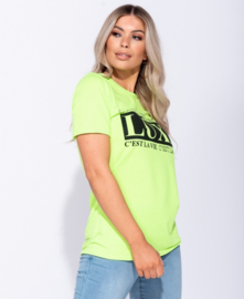 Neon T-shirt "Luxe Print"