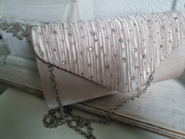 Strass Clutch Champagne