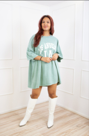 T-shirt Dress Green