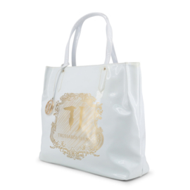 White Gold Trussardi Luxe Shoppingbag White