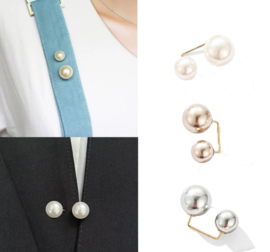 Kleidung Broche mit Perlen