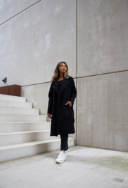 Chiq Schwarzer Trenchcoat