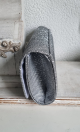 Kerst Clutch Zilver Glitter