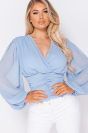 PowerBleu Gypsy Top