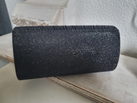 Kerst Clutch Zwart Glitter