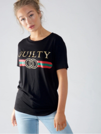 Zwarte T-Shirt "GuiltyLogo"