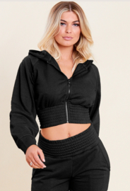 Zwarte Loungewear-set