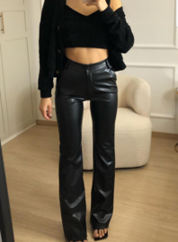 Black Leatherlook Pants